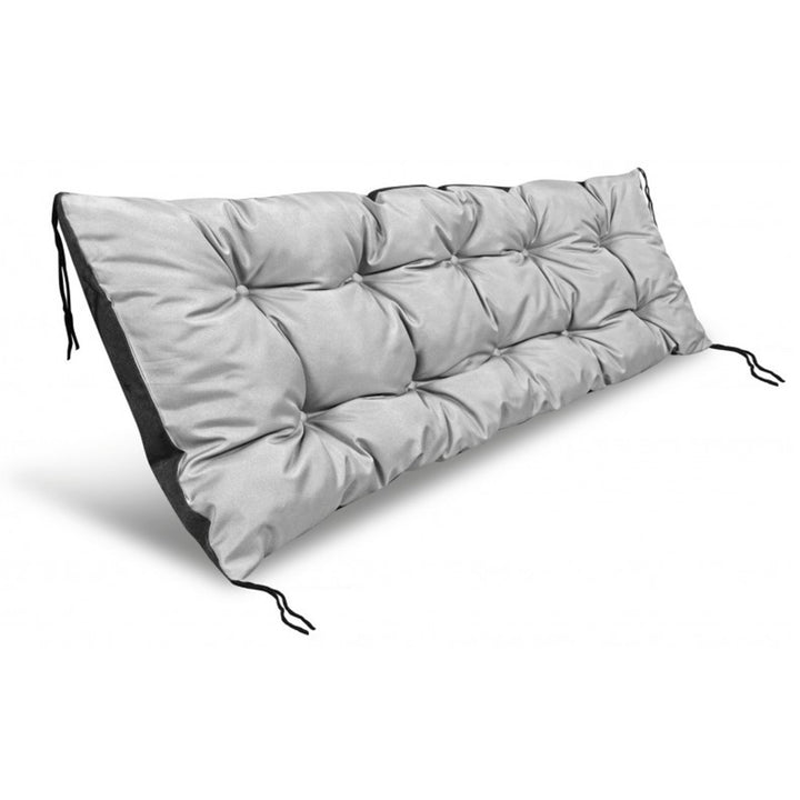 Coussin de banc de jardin Europallet gris clair 120x40 cm