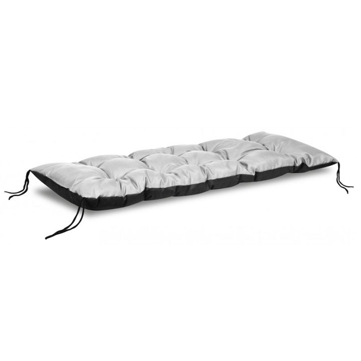 Coussin de banc de jardin Europallet gris clair 120x40 cm