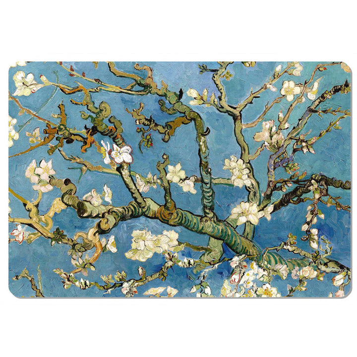 Tapis de bureau Bertoni, en feutre, 50x70 cm, Amande