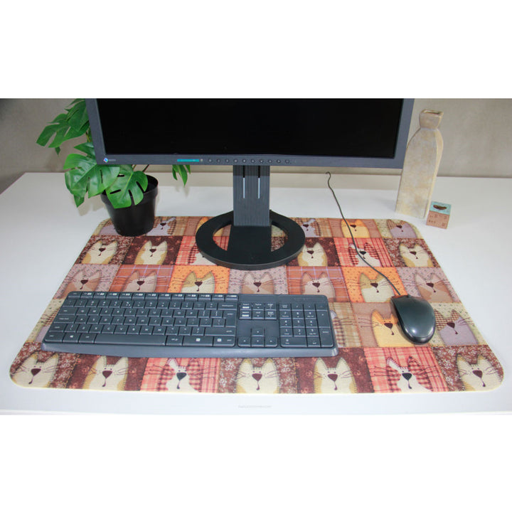 Sous-main Bertoni, en feutre, 50x70 cm, Pexeso Beige