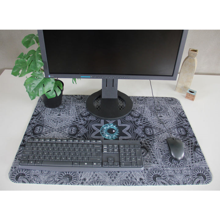 Tapis de bureau Bertoni, en feutre, 50x70 cm, Look
