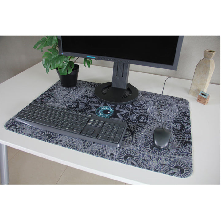 Tapis de bureau Bertoni, en feutre, 50x70 cm, Look