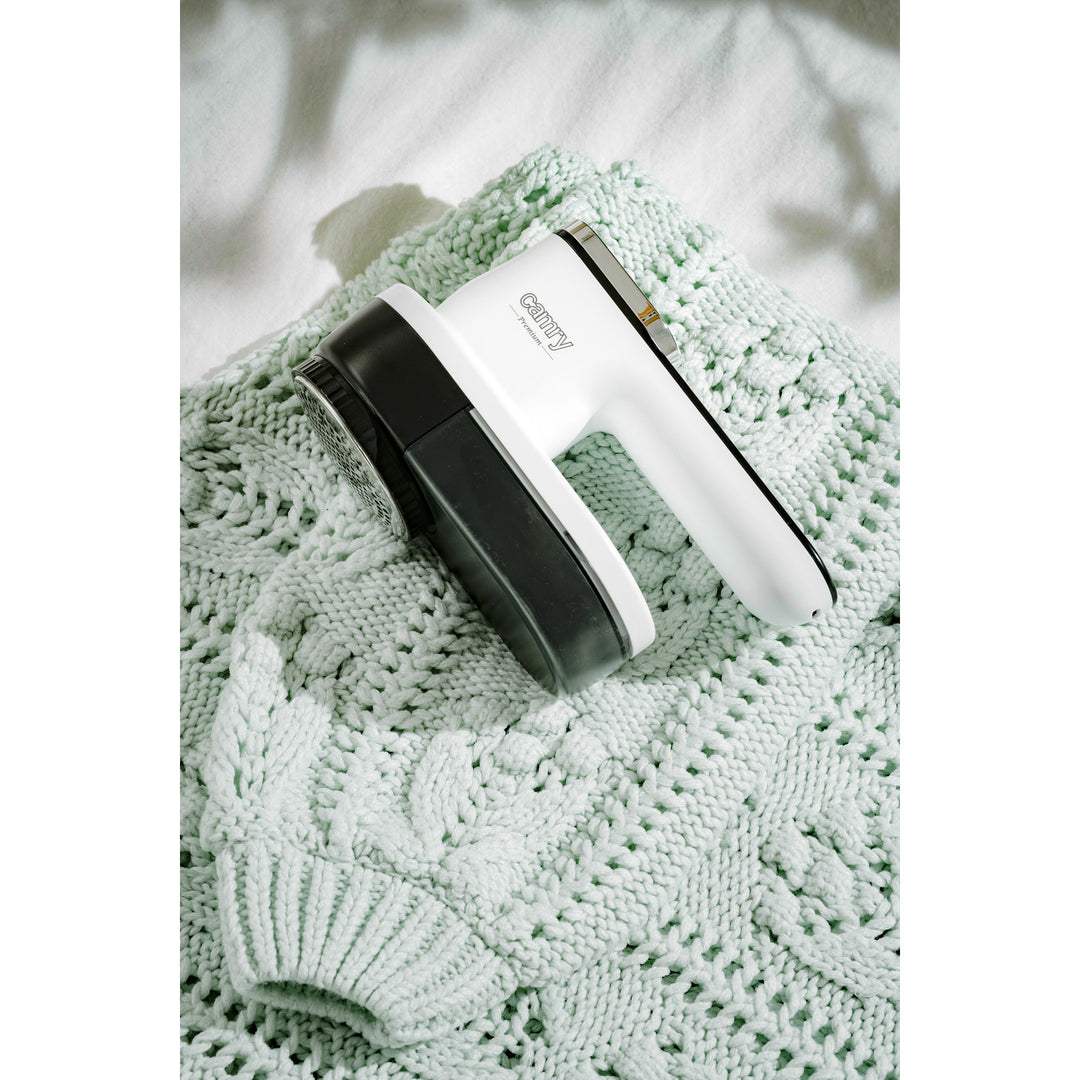 Rasoir à mouchoirs Camry, écran LCD, batterie rechargeable Li-Ion, noir et blanc, CR 9620