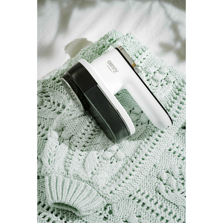 Rasoir à mouchoirs Camry, écran LCD, batterie rechargeable Li-Ion, noir et blanc, CR 9620