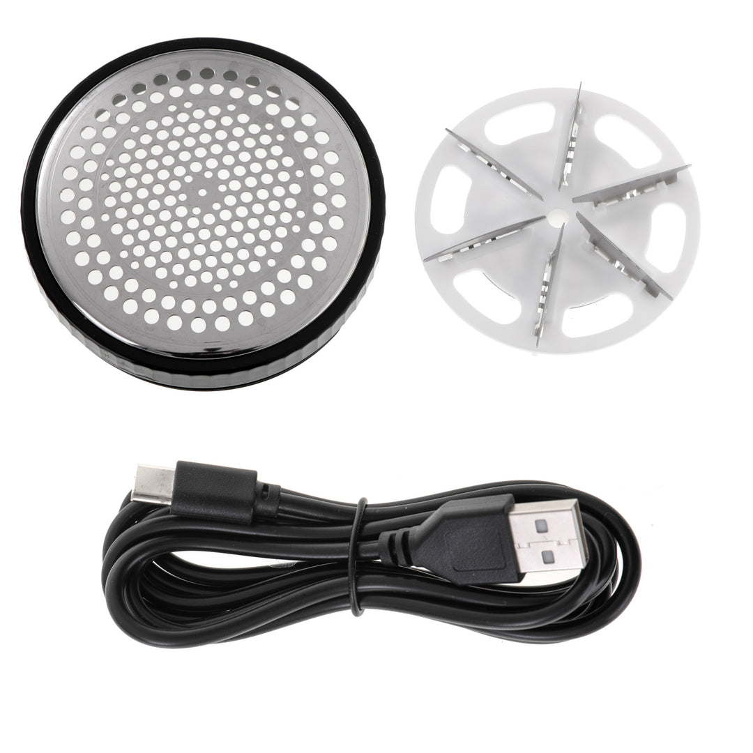 Rasoir à mouchoirs Camry, écran LCD, batterie rechargeable Li-Ion, noir et blanc, CR 9620