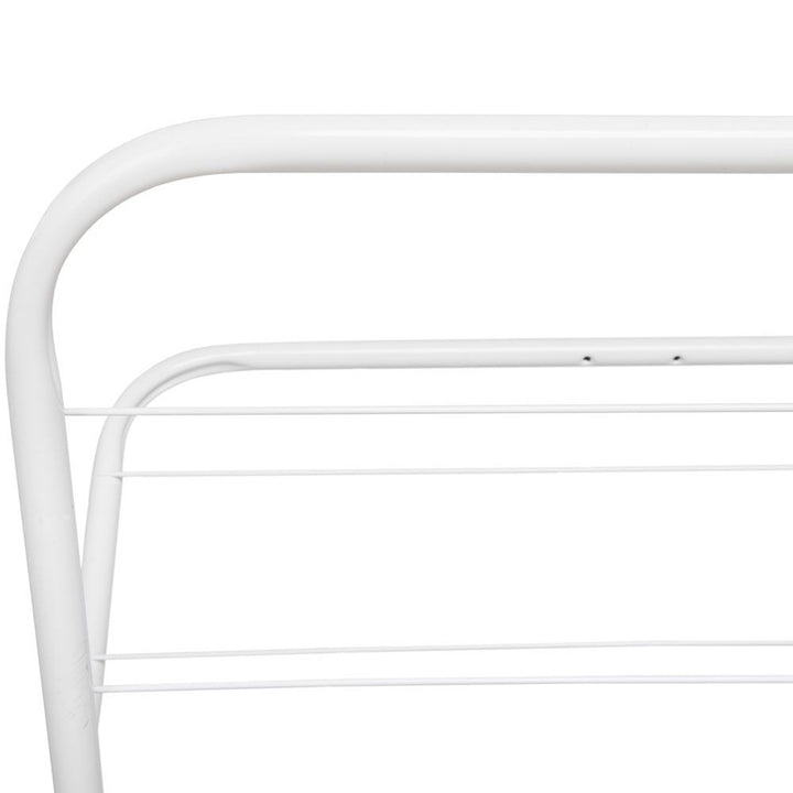 Séchoir à linge vertical VELKEA, en acier, serrure pliante, V200