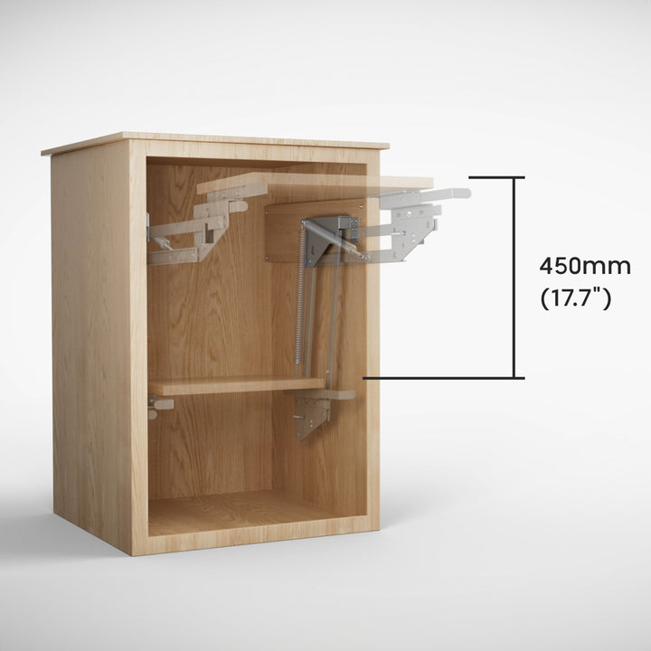 Lift, étagère de cuisine extensible encastrable 5-20kg. 820x168x106mm MC-497