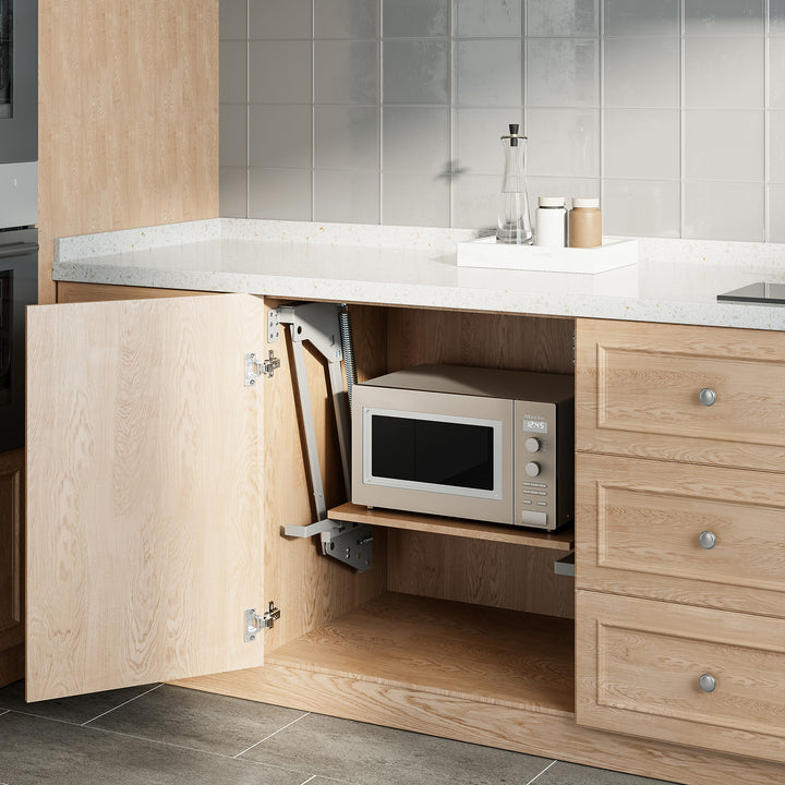 Lift, étagère de cuisine extensible encastrable 5-20kg. 820x168x106mm MC-497