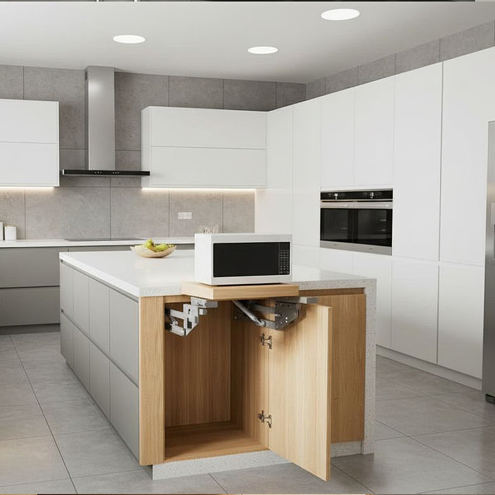 Lift, étagère de cuisine extensible encastrable 5-20kg. 820x168x106mm MC-497