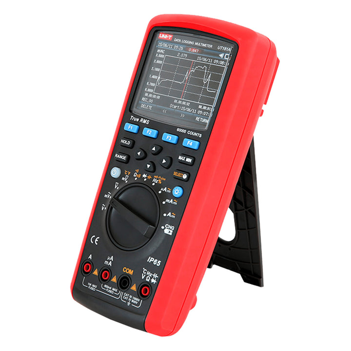Compteur universel Uni-T, fonction TRUE RMS, écran couleur, UT181A