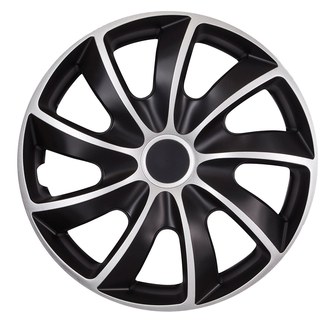 Enjoliveur universel 15" NRM Quad Bicolor noir et argent 1 pièce