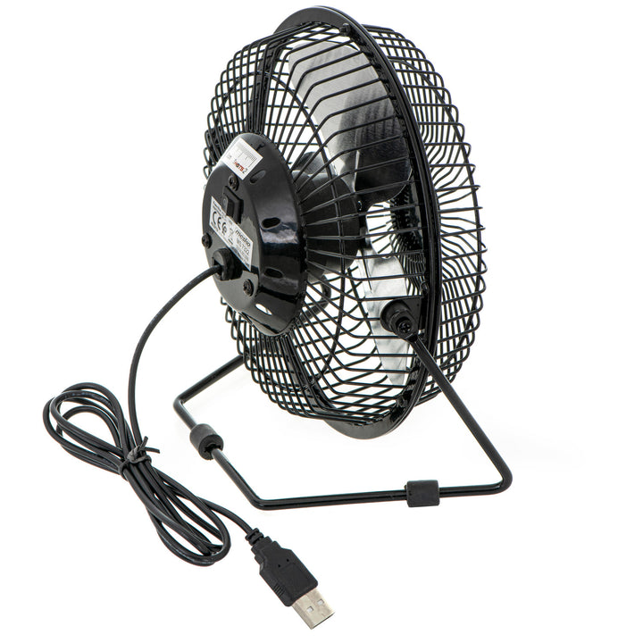 Ventilateur de bureau Mesko, diamètre 15 cm, alimentation USB, oscillation verticale, MS 7322