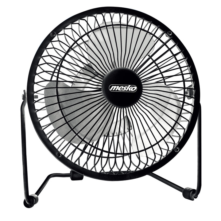 Ventilateur de bureau Mesko, diamètre 15 cm, alimentation USB, oscillation verticale, MS 7322