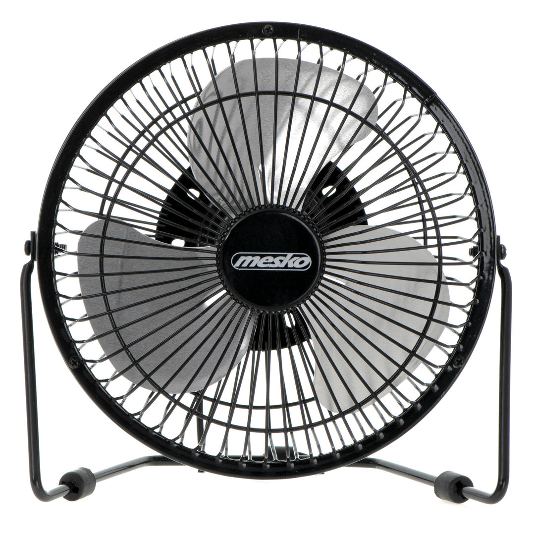 Ventilateur de bureau Mesko, diamètre 15 cm, alimentation USB, oscillation verticale, MS 7322