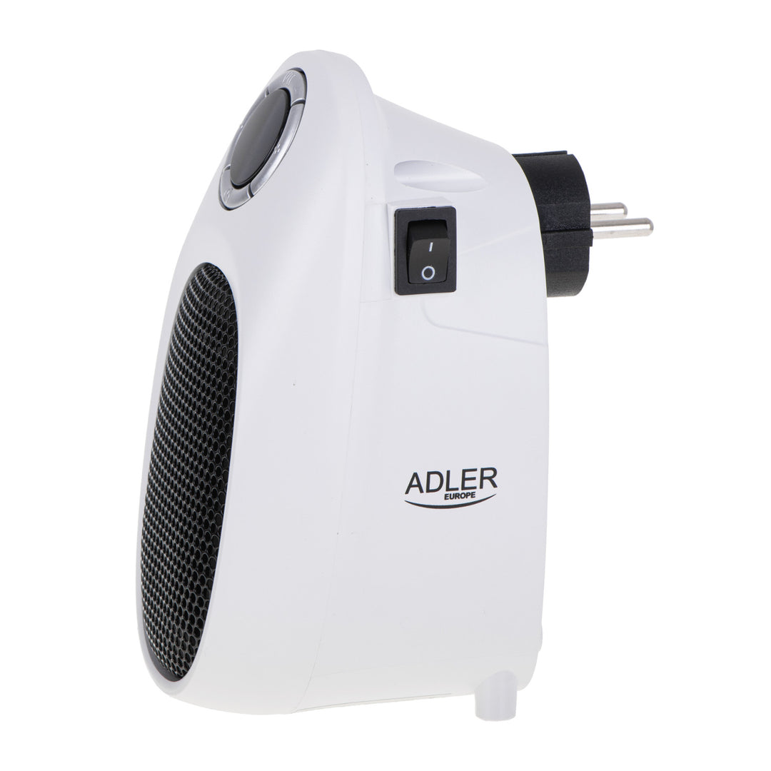 Chauffage soufflant Adler, minuterie, 2 niveaux, max 1500W, blanc, AD 7749