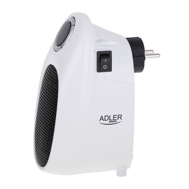 Chauffage soufflant Adler, minuterie, 2 niveaux, max 1500W, blanc, AD 7749