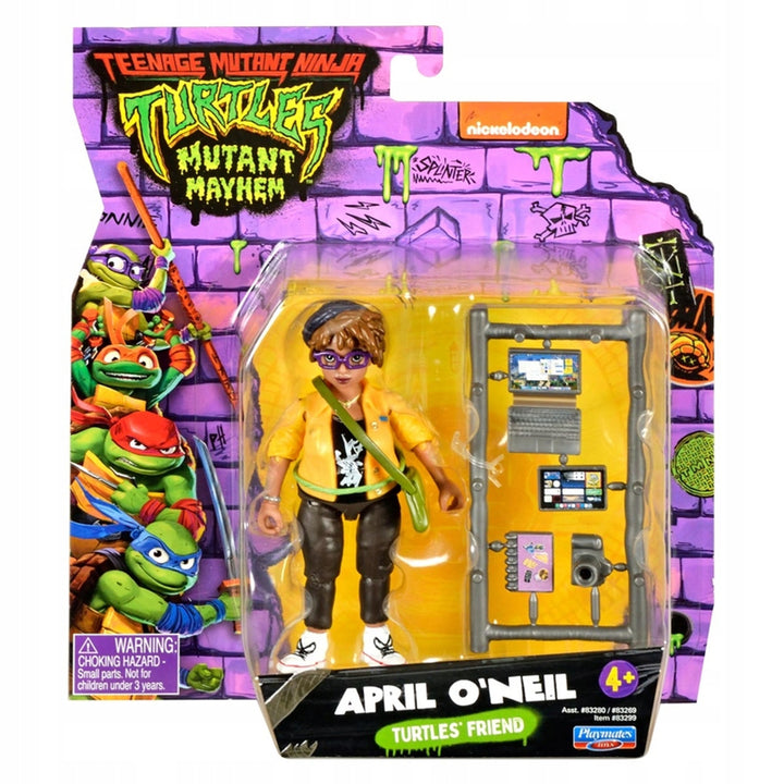 Figurine April O'Neil avec accessoires Ninja Turtles Warriors