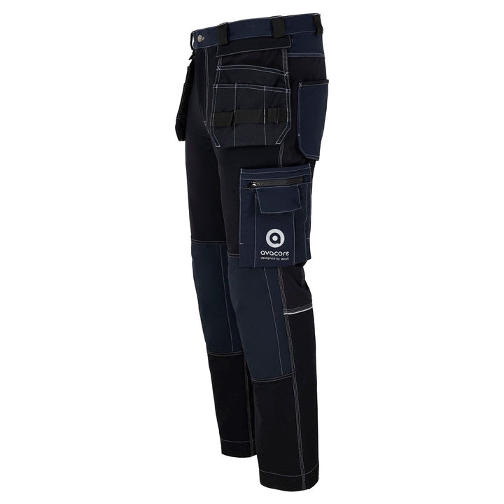 Pantalon Avacore, stretch, cordura, noir et bleu marine, taille 56, Avaflex