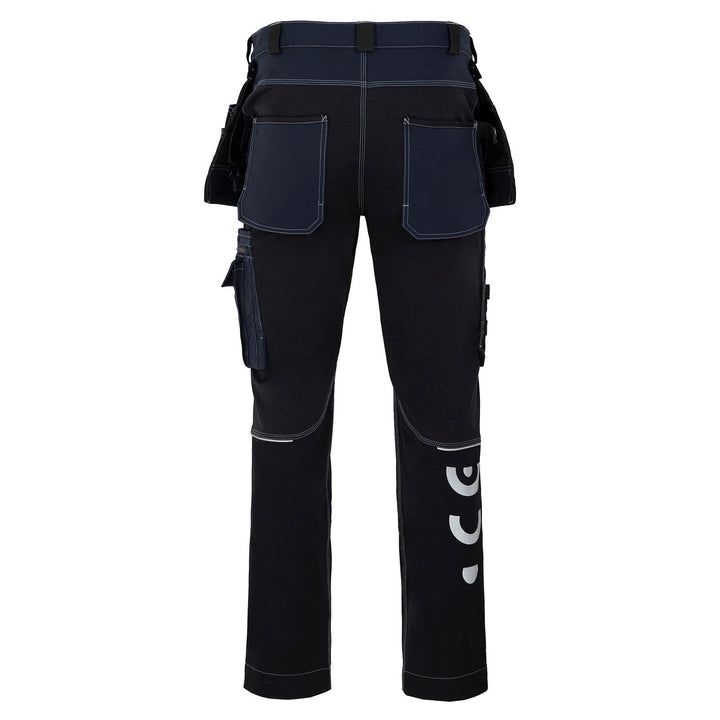 Pantalon Avacore, stretch, cordura, noir et bleu marine, taille 64, Avaflex