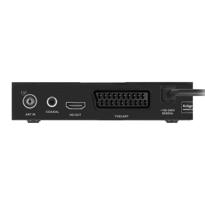Tuner-décodeur DVB-T2 KM0550D H.265 HEVC EPG PVR Timeshift Kruger&Matz