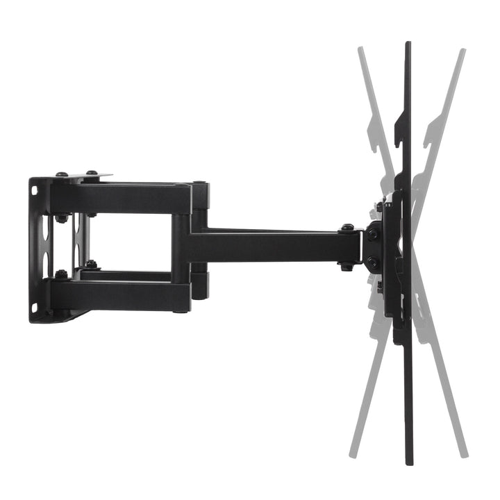 Support TV Maclean, max VESA 400x400, 32-75", 50kg, réglage de l'angle horizontal et vertical, profil 80-380mm, noir, MC-788