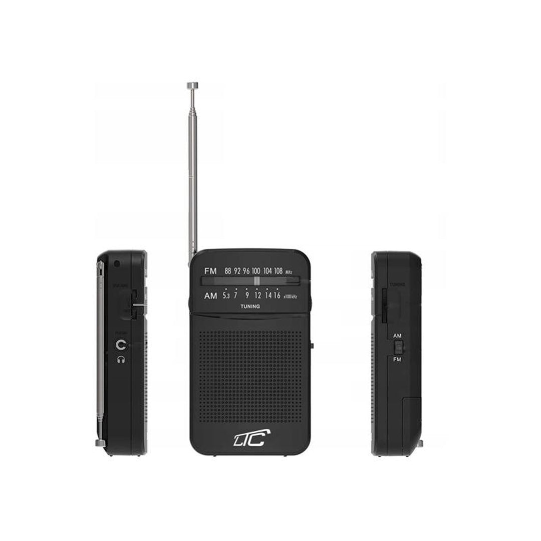 LEGA radio de poche LXLTC2029C avec AM/FM/AUX batterie LTC