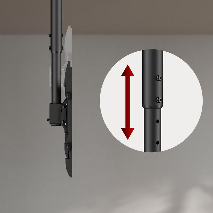 Support de montage au plafond pour Maclean TV, charge max. 60kg, 43-86", max VESA 600x400, MC-112 B