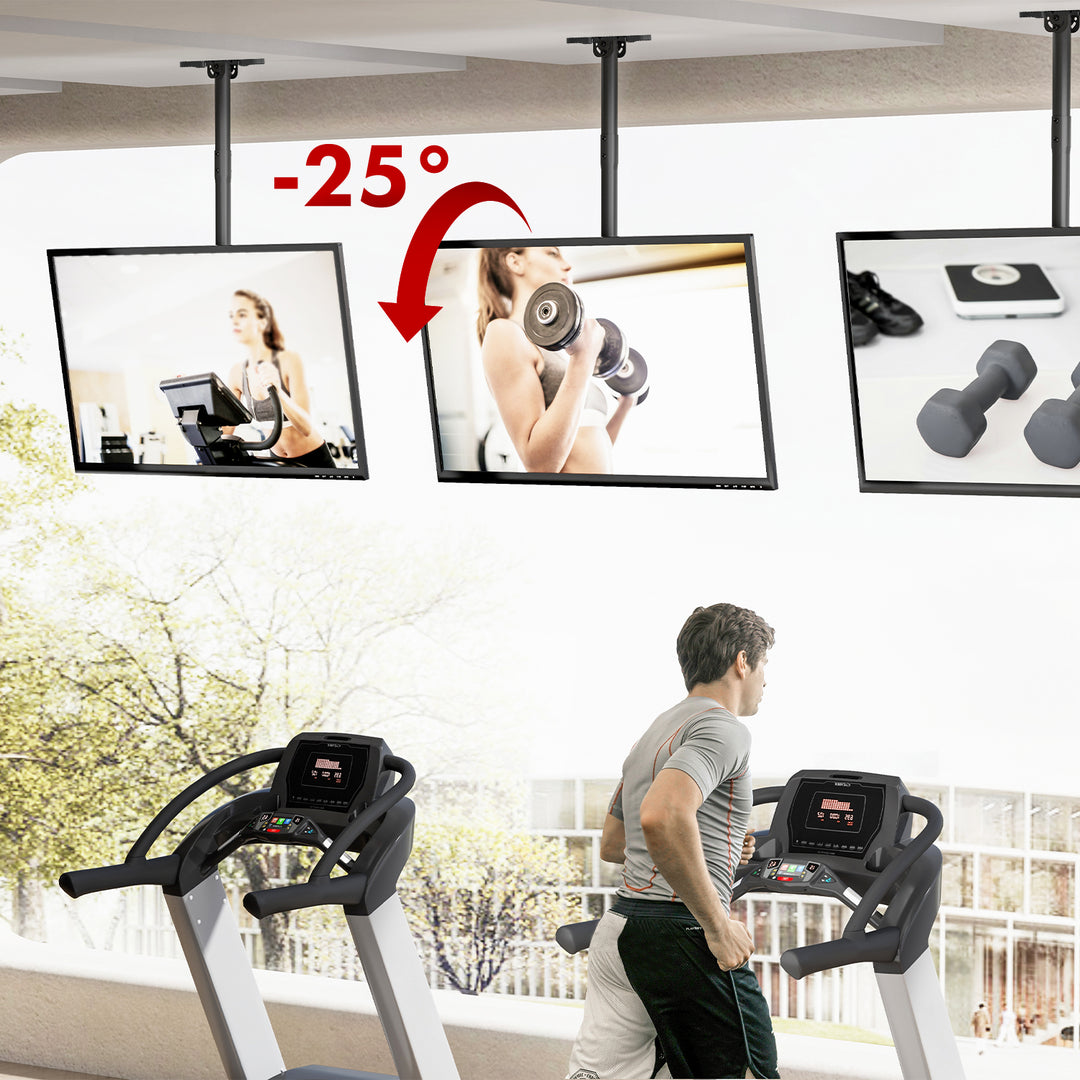 Support de montage au plafond pour Maclean TV, charge max. 60kg, 43-86", max VESA 600x400, MC-112 B