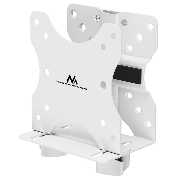 Support mini ordinateur Maclean, portée 17-70mm, compatible VESA, charge max. 5kg, blanc, MC-115 W