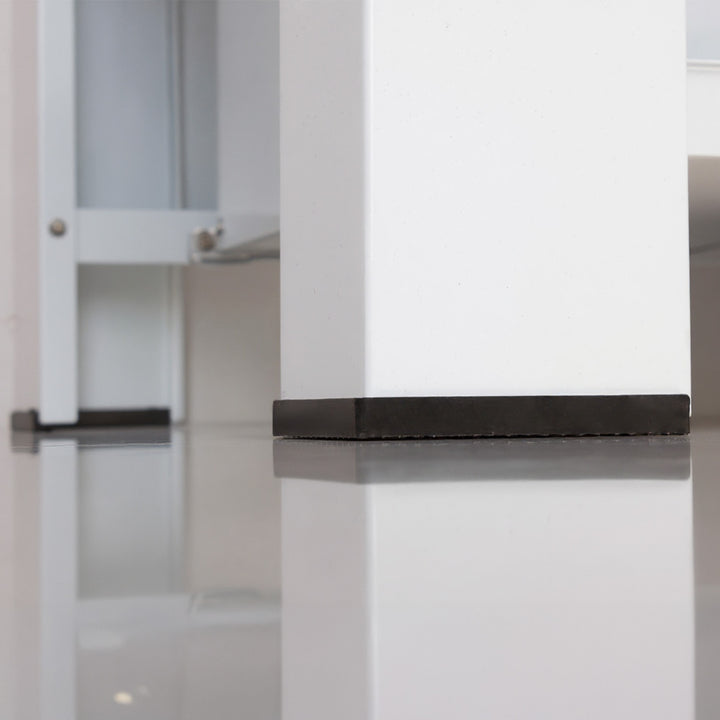 Socle pour lave-linge / sèche-linge avec tiroir Maclean, charge max. 150kg, blanc, MC-117 W