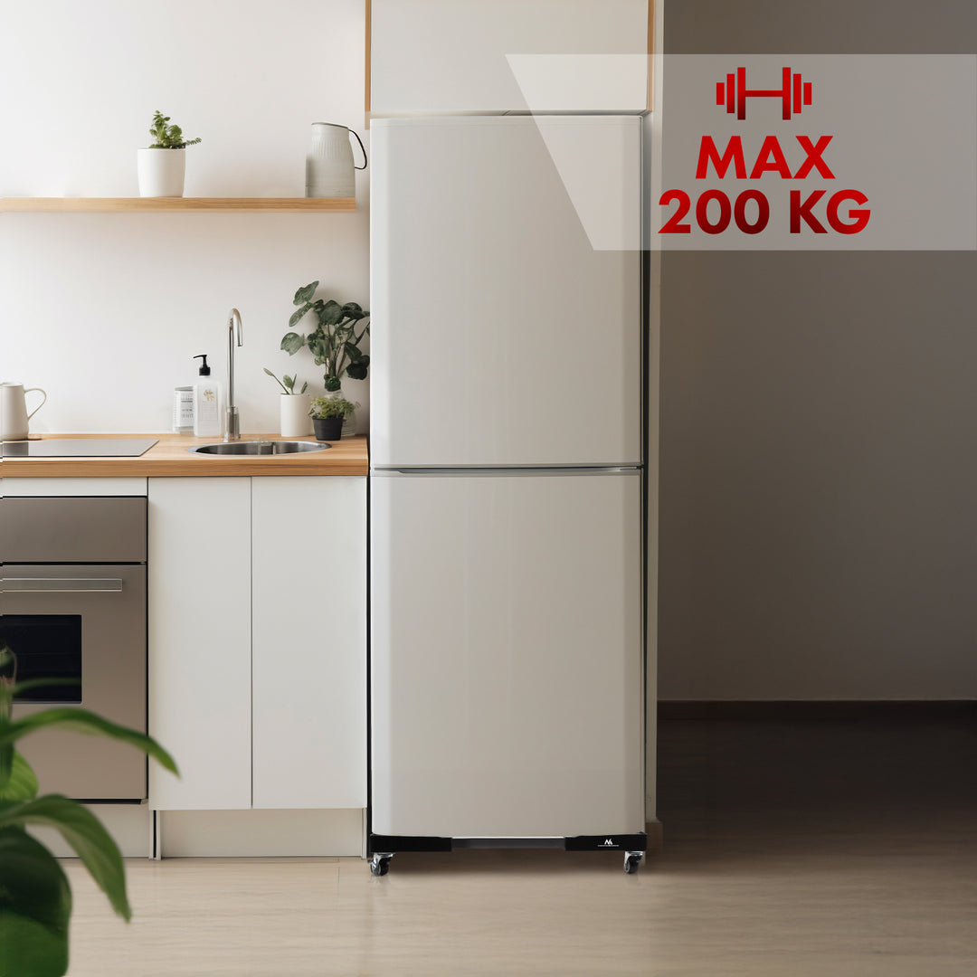 Support mobile pour lave-linge Maclean, blocage des roulettes, largeur 500-700mm, universel, jusqu'à 200kg, MC-118 B