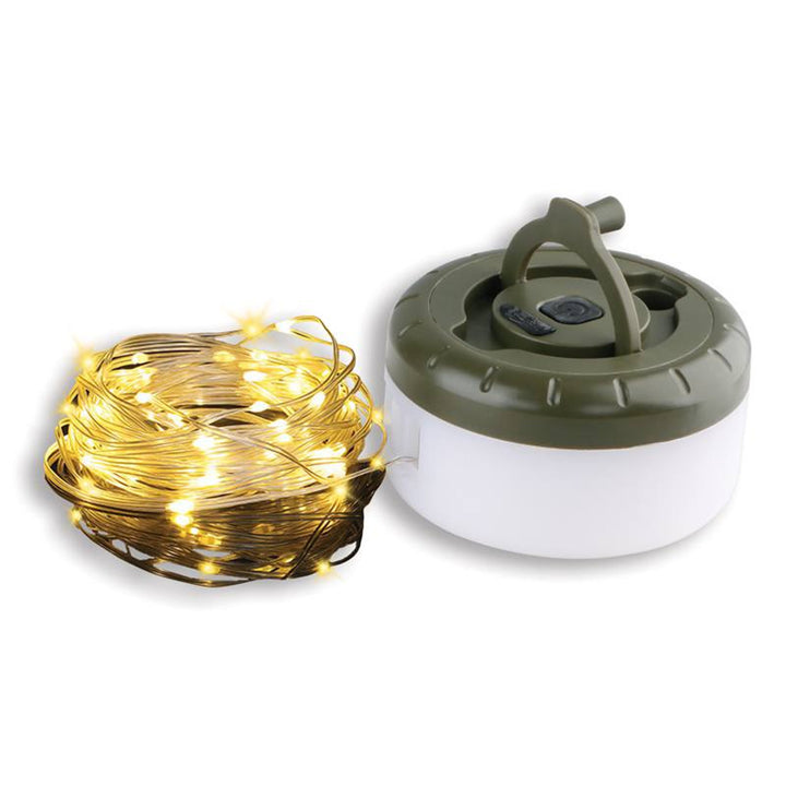 LTC guirlande lumineuse rétractable 8m SMD 30 5W 500lm 3000K batterie 1800mAh USB-C IP54