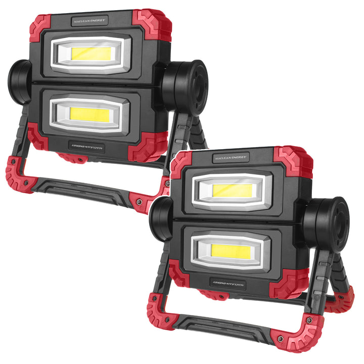 Lampe de travail Maclean LED COB, 300 lm, 3 modes d'éclairage, alimentation 4xAA, température de couleur 6500K, MCE439 2pcs