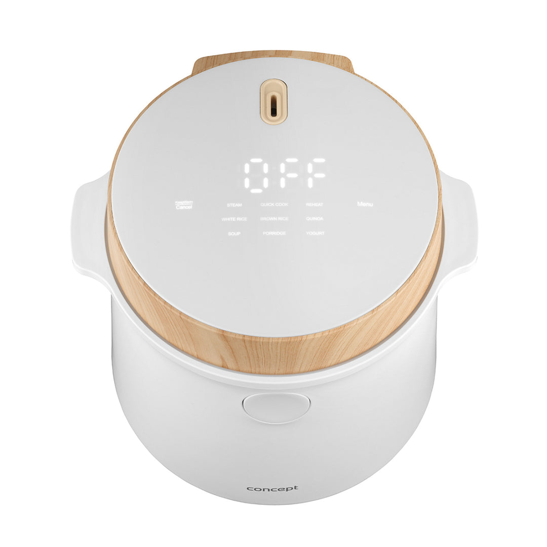 Cuiseur de riz Concept, 9 programmes, écran LED, 1,5 l, blanc, RE3030