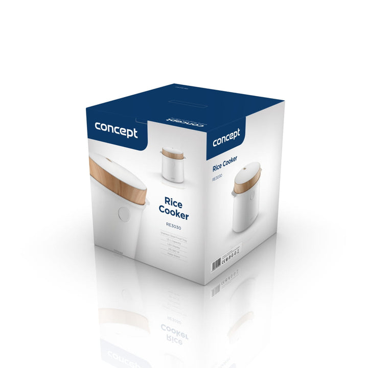 Cuiseur de riz Concept, 9 programmes, écran LED, 1,5 l, blanc, RE3030