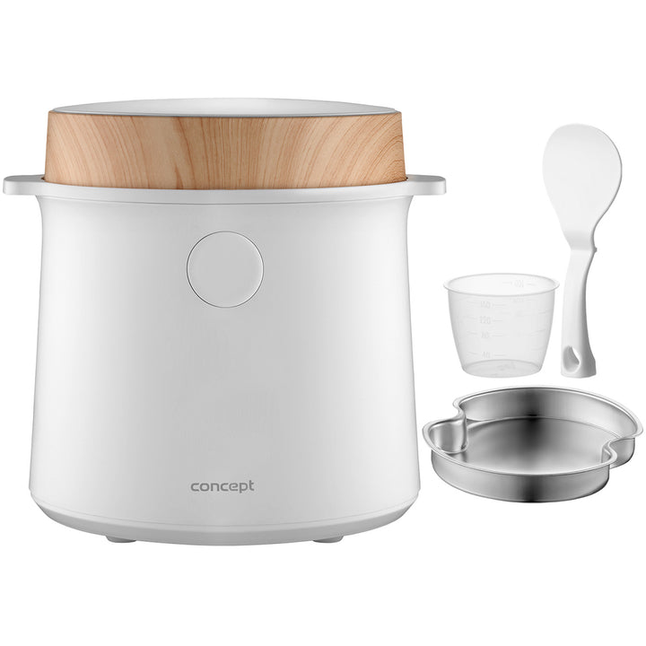 Cuiseur de riz Concept, 9 programmes, écran LED, 1,5 l, blanc, RE3030