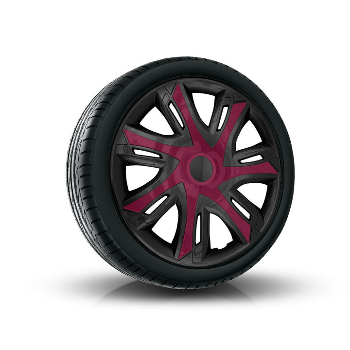 NRM N-Power enjoliveur universel bicolore noir et bordeaux 14'' 1 pc.