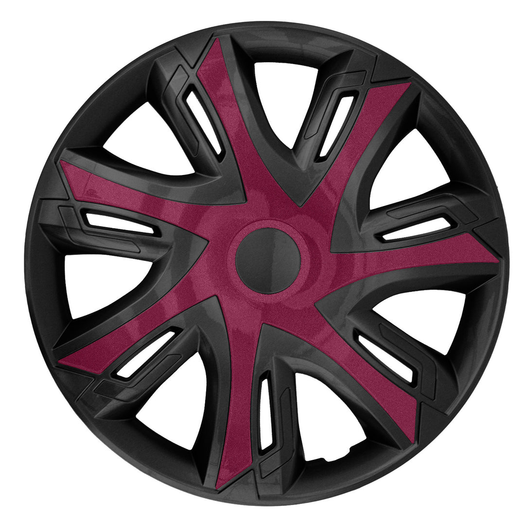 NRM N-Power enjoliveur universel bicolore noir et bordeaux 14'' 1 pc.