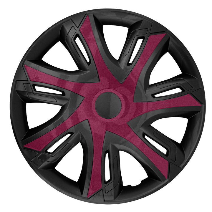 NRM N-Power enjoliveur universel bicolore noir et bordeaux 14'' 1 pc.