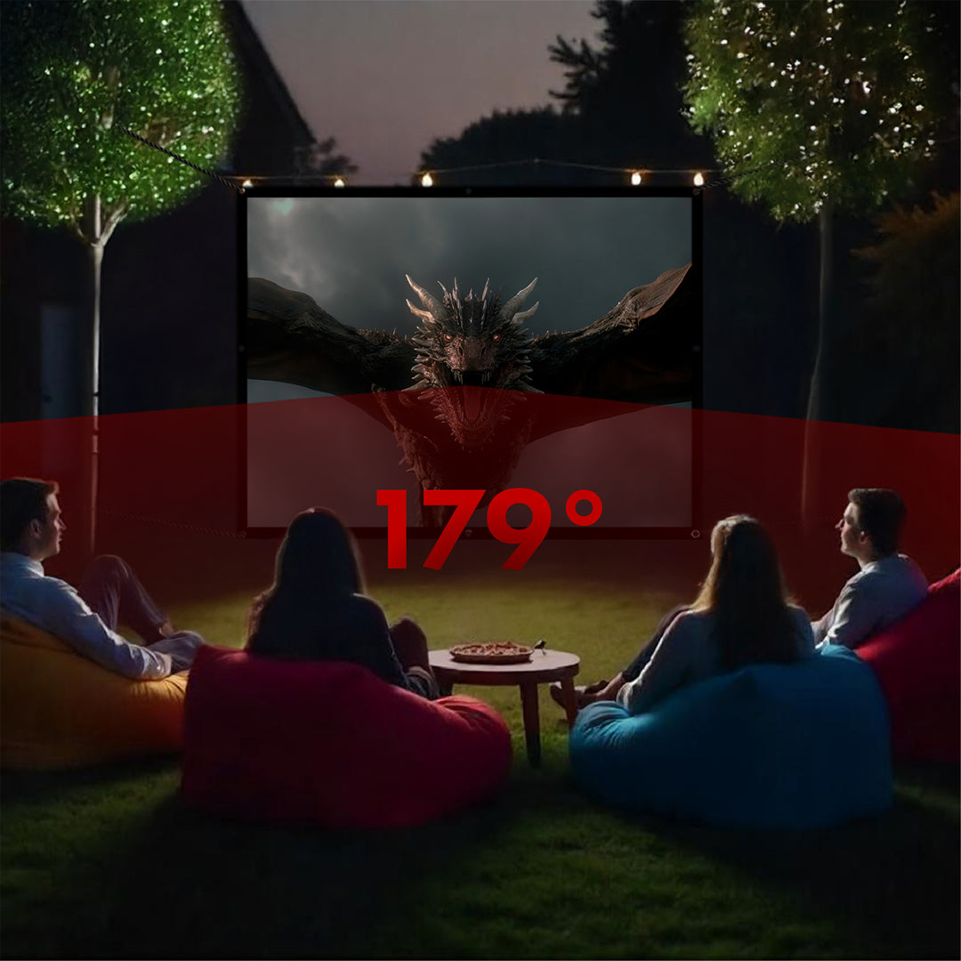 Écran de projection Maclean, 86", 175x131cm, cadre 25mm 4:3, crochets de tension, MC-166