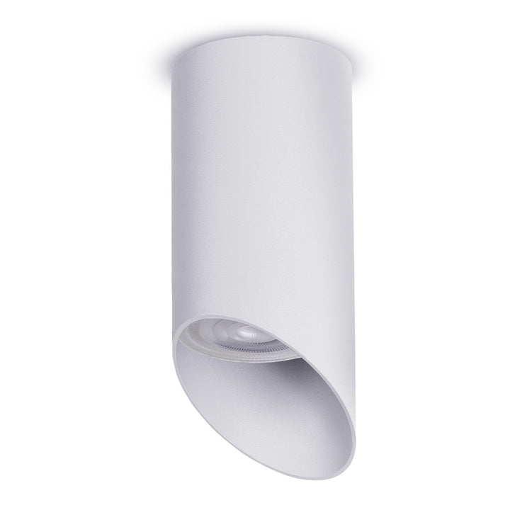 Maclean luminaire en saillie/tube, spot, rond, aluminium, GU10, 55x130mm, blanc, MCE360 W 3pcs+LED GU10 7W Maclean Energy MCE437 NW blanc neutre 4000K, 220-240V~, 50/60Hz 3pcs