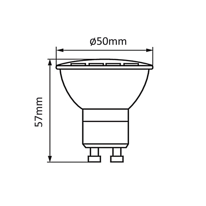 Maclean encastré / tube lumineux, spot, rond, aluminium, GU10, 55x130mm, noir, MCE364 B+LED ampoule GU10 7W Maclean Energy MCE437 WW blanc chaud 3000K, 220-240V~, 50/60Hz, 490lm