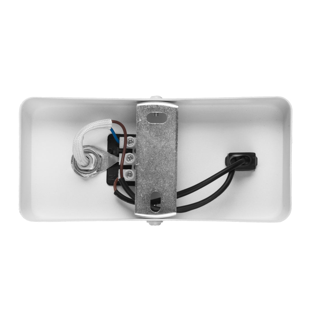 Maclean Applique/lampe murale, spot, rond, GU10, avec interrupteur 55x90mm, blanc, MCE369 W+Lampe LED GU10 7W Maclean Energy MCE437 NW blanc neutre 4000K, 220-240V~, 50/60Hz, 490 lumens