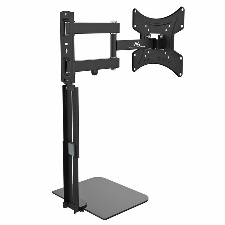 Support TV avec étagère DVD Maclean, vesa 200x200 , 23"-43", 25kg, MC-771A +HDMI 2.0 4K 3D UHD 1.8m CABLE 48 bit