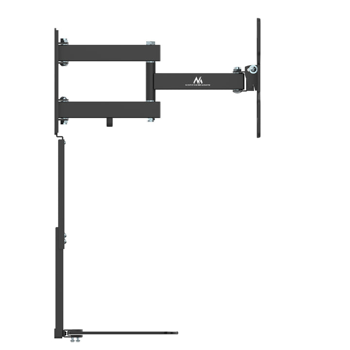Support TV avec étagère DVD Maclean, vesa 200x200 , 23"-43", 25kg, MC-771A +HDMI 2.0 4K 3D UHD 1.8m CABLE 48 bit