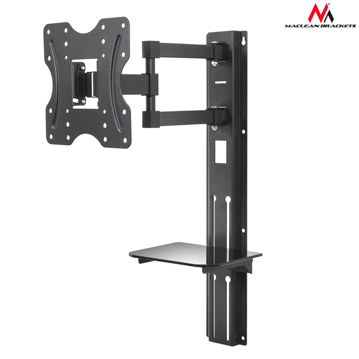 Maclean MC-771+MCTV-706 Support mural universel pour le montage de téléviseurs et d'écrans + Câble HDMI-HDMI 1.8m v2.0