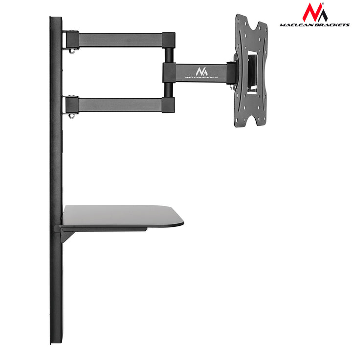 Maclean MC-771+MCTV-706 Support mural universel pour le montage de téléviseurs et d'écrans + Câble HDMI-HDMI 1.8m v2.0