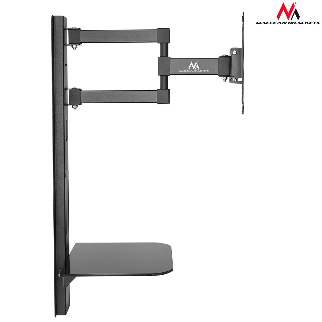 Maclean MC-771+MCTV-706 Support mural universel pour le montage de téléviseurs et d'écrans + Câble HDMI-HDMI 1.8m v2.0