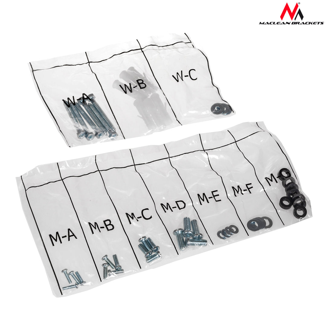 Maclean MC-771+MCTV-706 Support mural universel pour le montage de téléviseurs et d'écrans + Câble HDMI-HDMI 1.8m v2.0