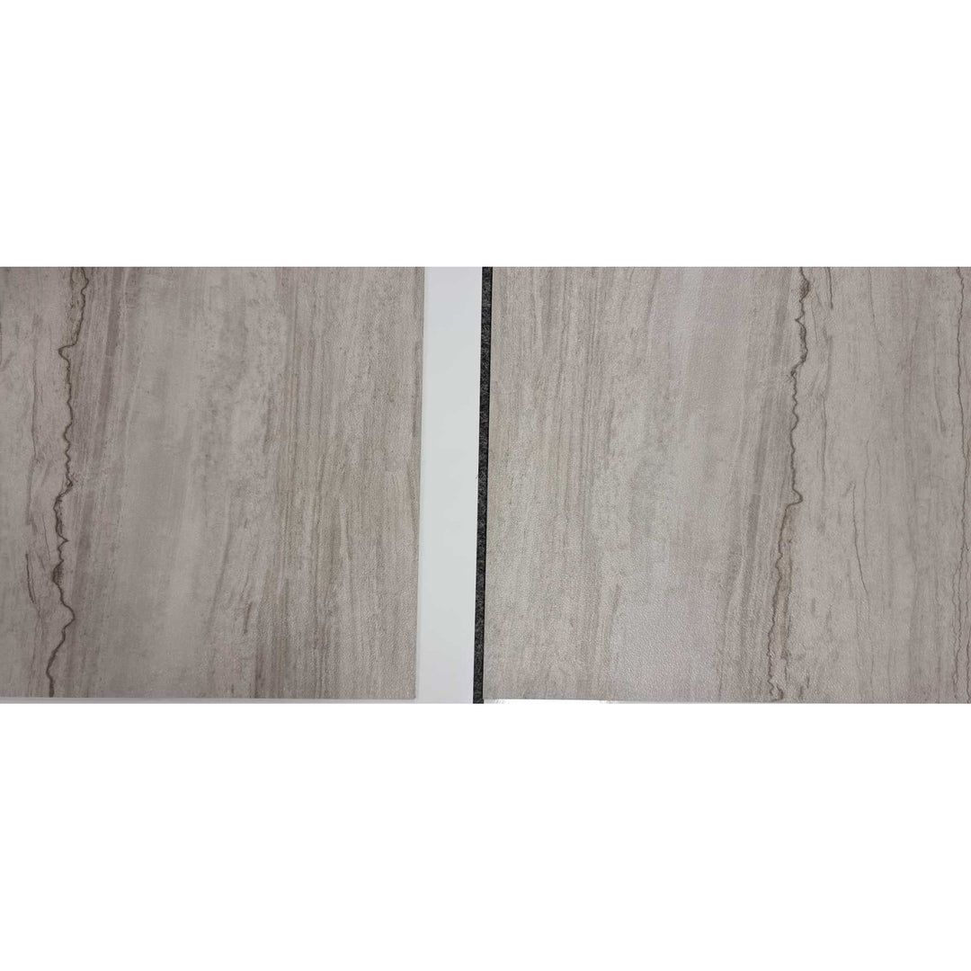 Fliesana carreaux de sol et de mur autocollants, lot de 3, imperméables, motif pierre naturelle (falaise)